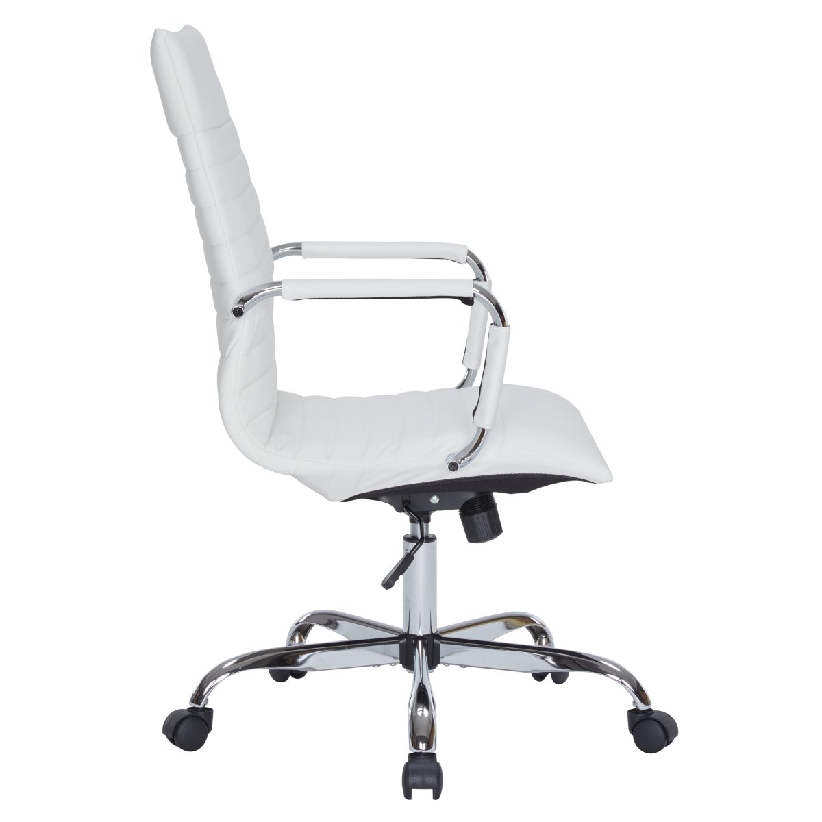 Harris Leather High - Back Adjustable Office Conference Chair with Armrests