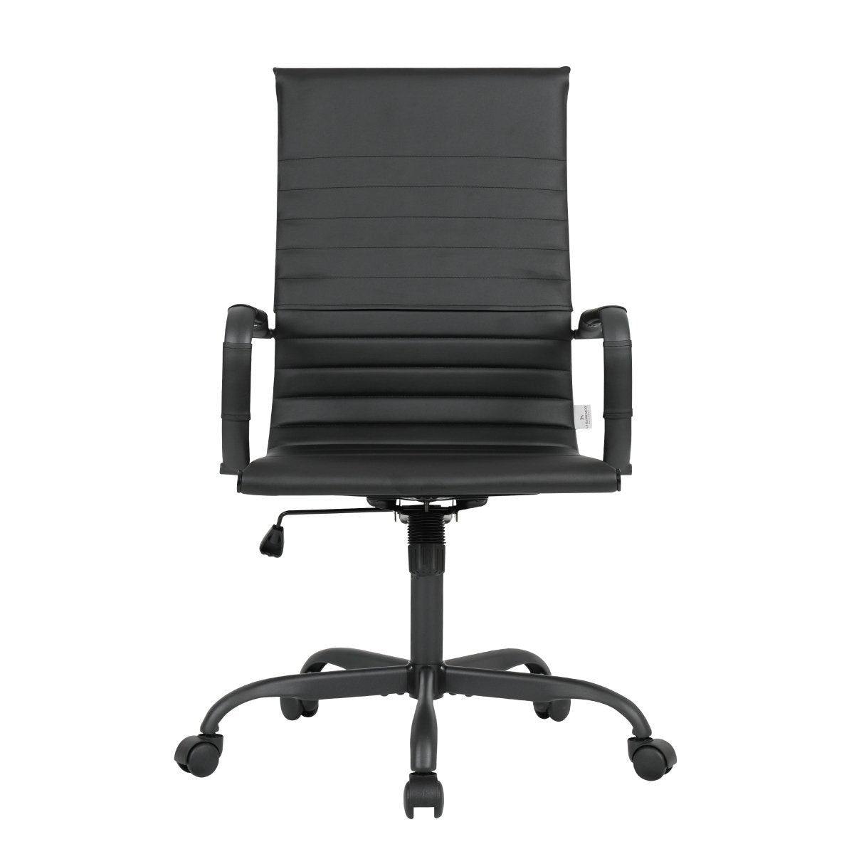 Harris Leather High - Back Adjustable Office Conference Chair with Armrests