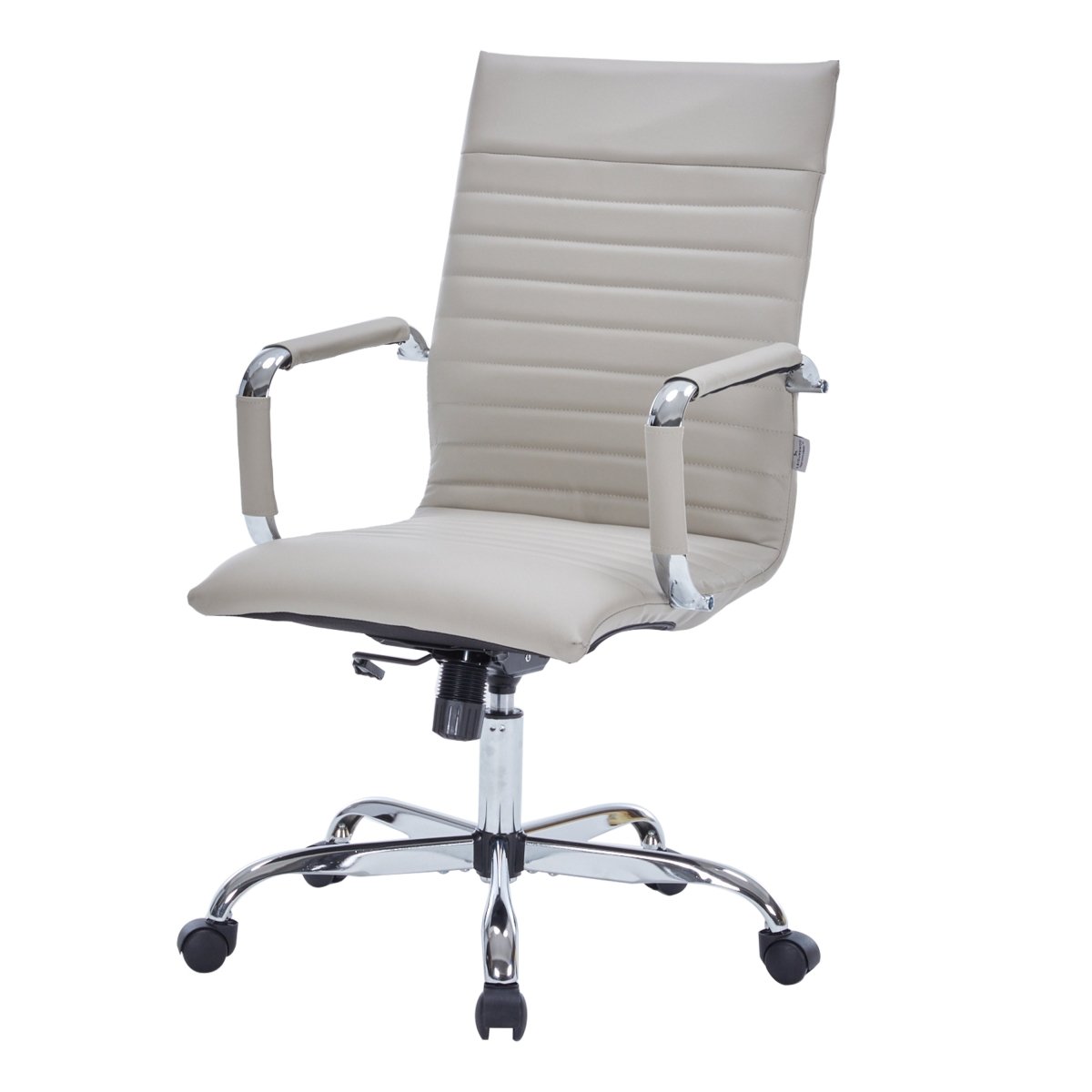 Harris Leather High - Back Adjustable Office Conference Chair with Armrests