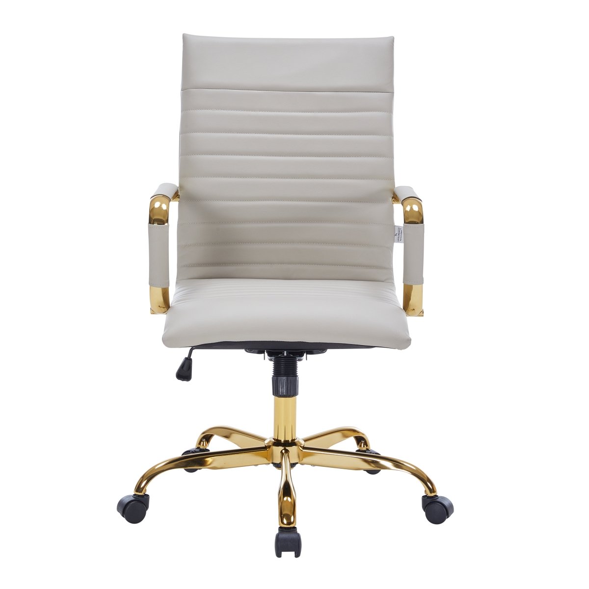 Harris Leather High - Back Adjustable Office Conference Chair with Armrests