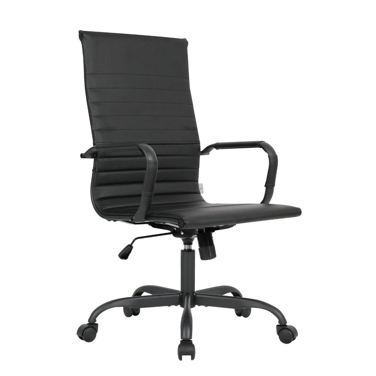 Harris Leather High - Back Adjustable Office Conference Chair with Armrests