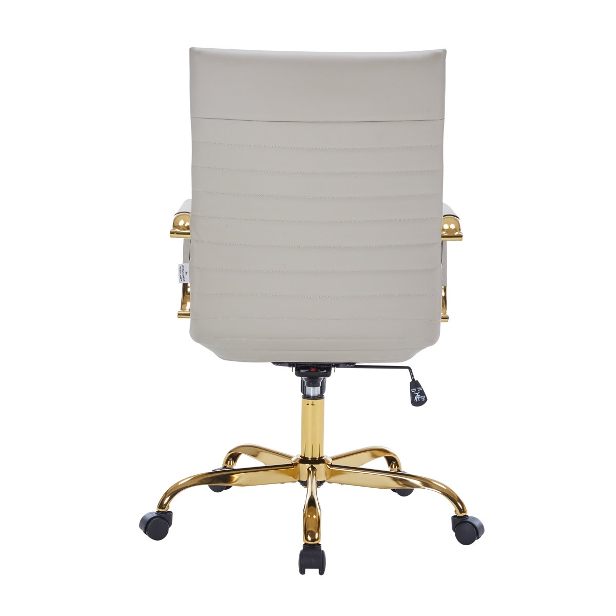 Harris Leather High - Back Adjustable Office Conference Chair with Armrests