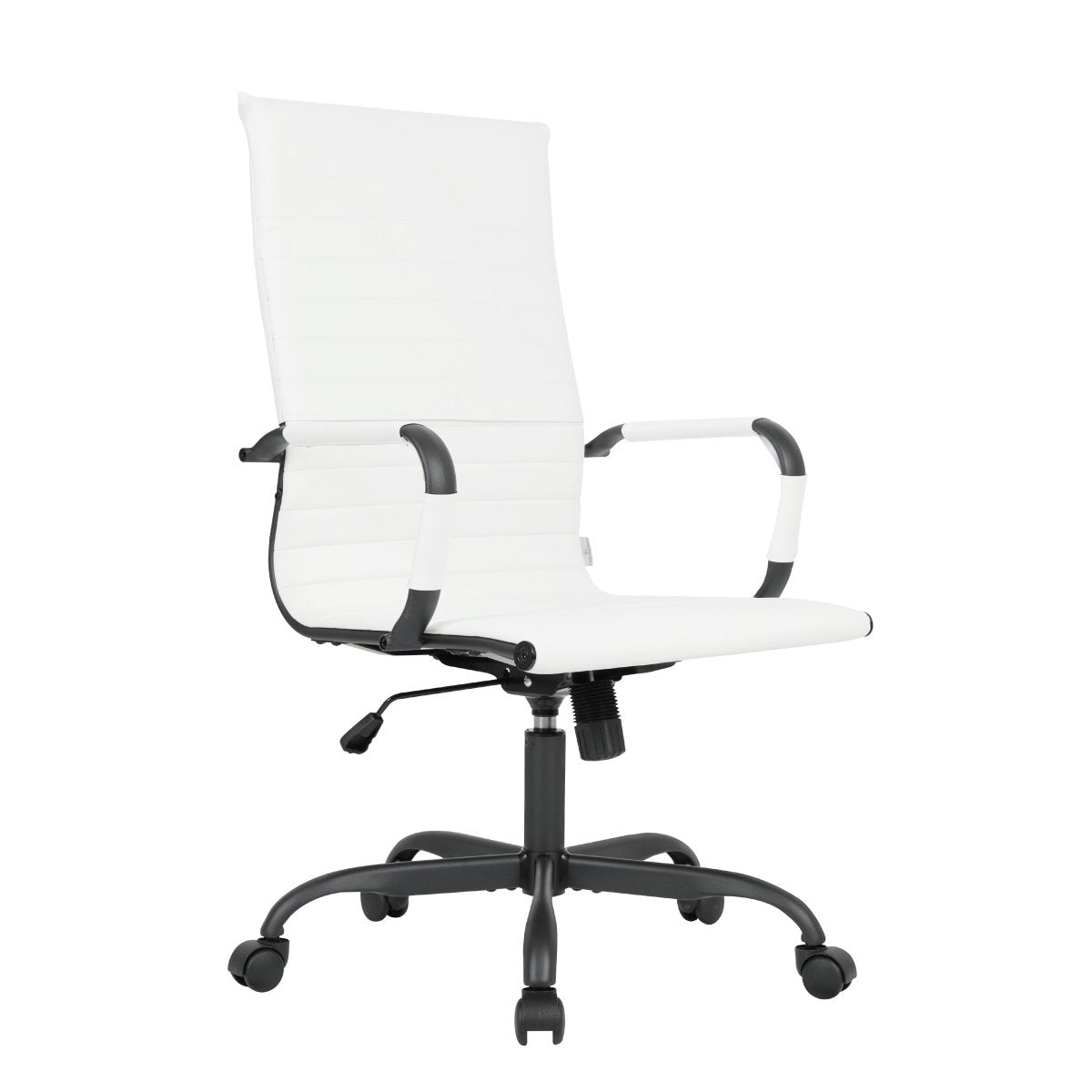 Harris Leather High - Back Adjustable Office Conference Chair with Armrests