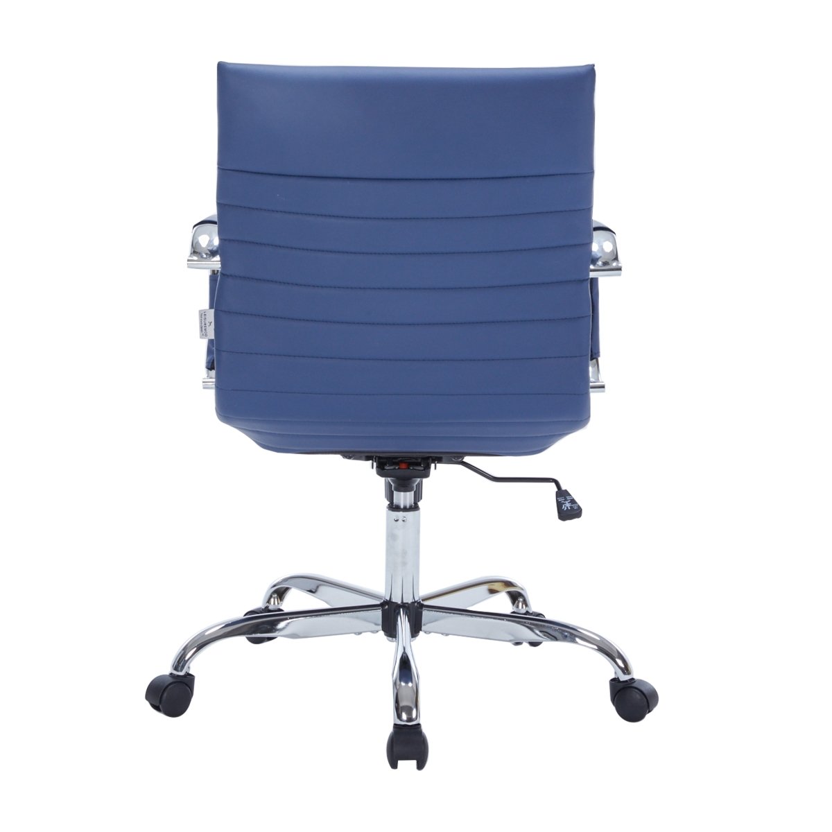 Harris Mid - Back Leather Adjustable Office Conference Chair with Armrests
