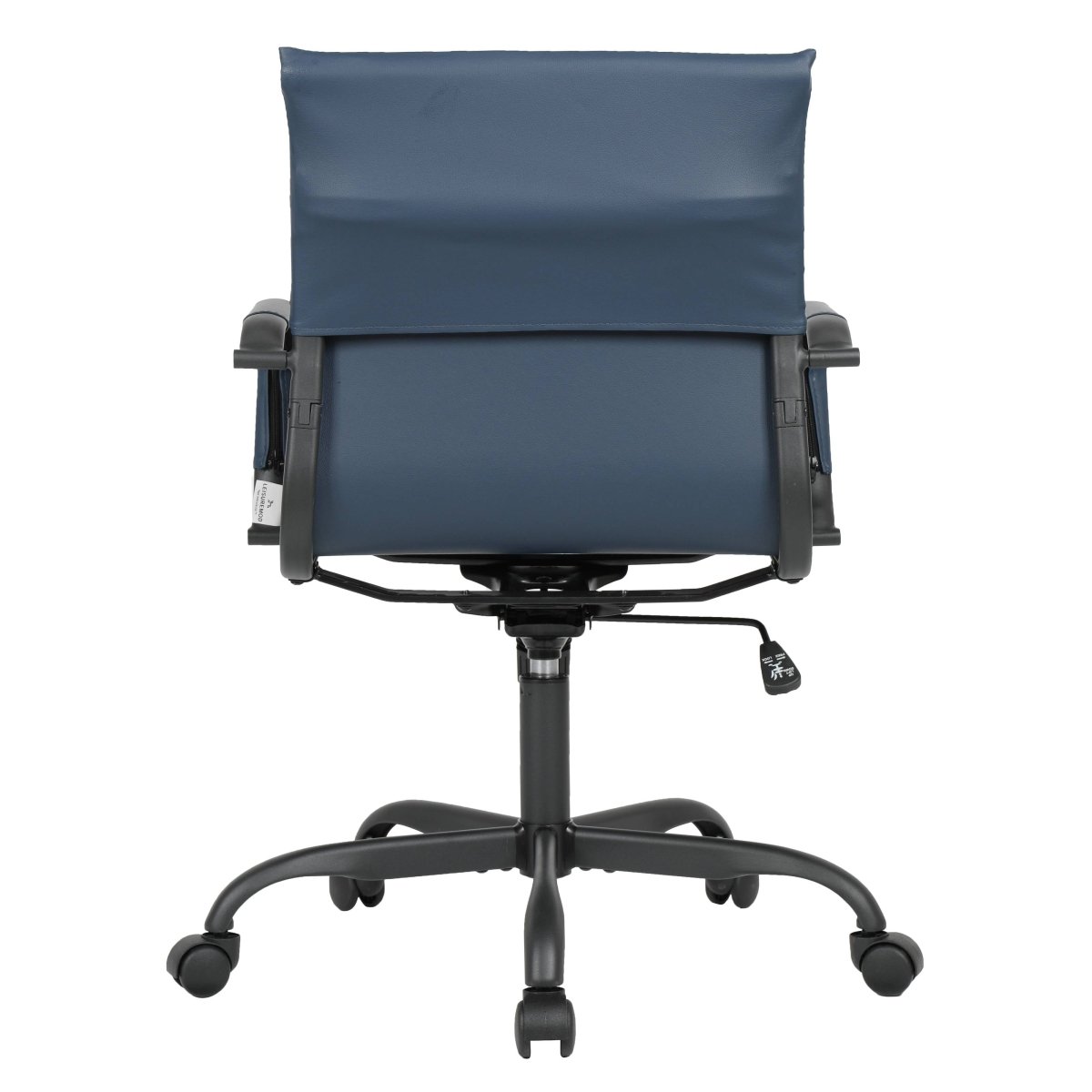 Harris Mid - Back Leather Adjustable Office Conference Chair with Armrests