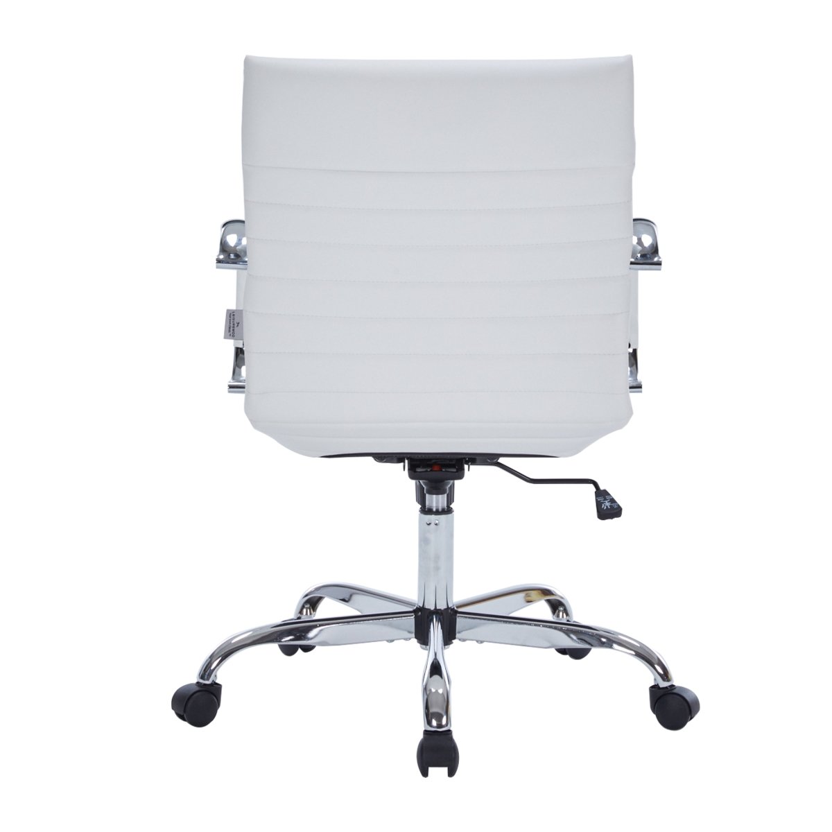 Harris Mid - Back Leather Adjustable Office Conference Chair with Armrests