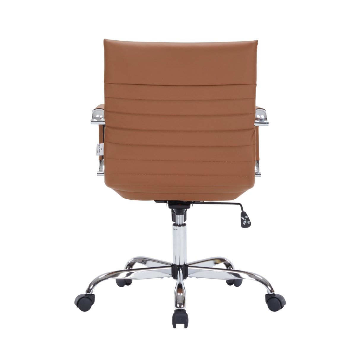 Harris Mid - Back Leather Adjustable Office Conference Chair with Armrests
