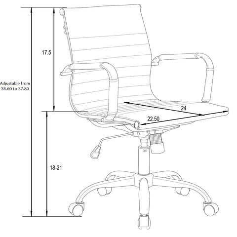 Harris Leatherette Office Chair