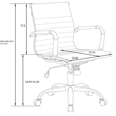 Harris Leatherette Office Chair