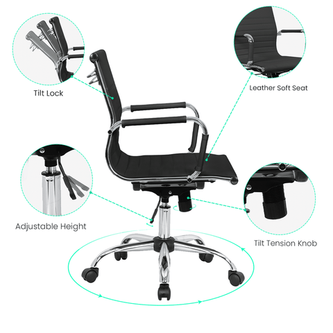 Harris Leatherette Office Chair