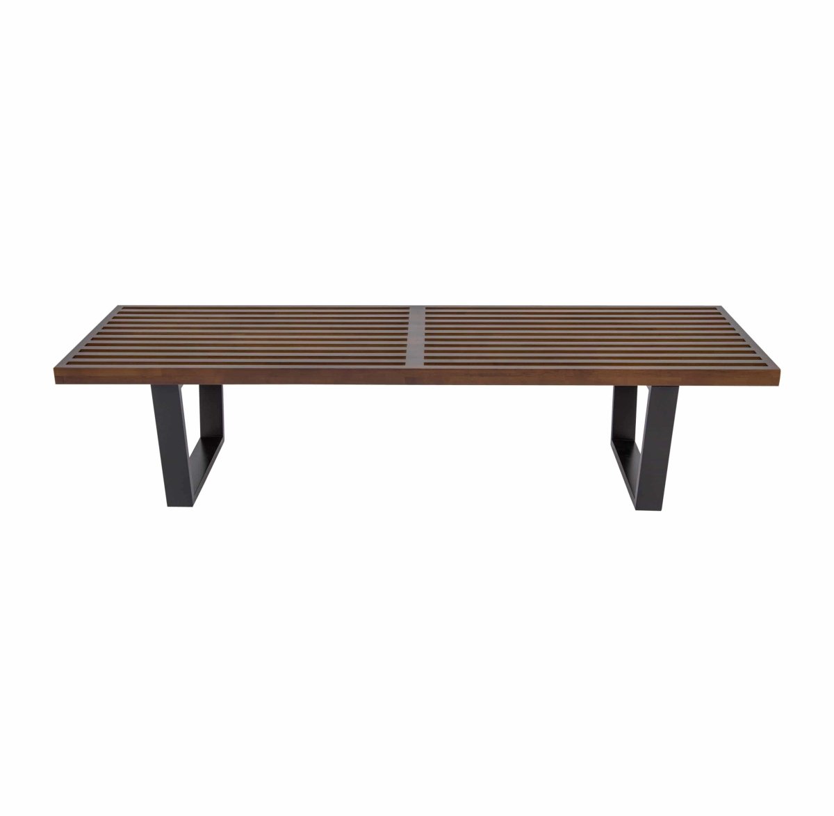 Inwood 5 Feet Platform Bench with Rubberwood Frame and Beech Wood Legs