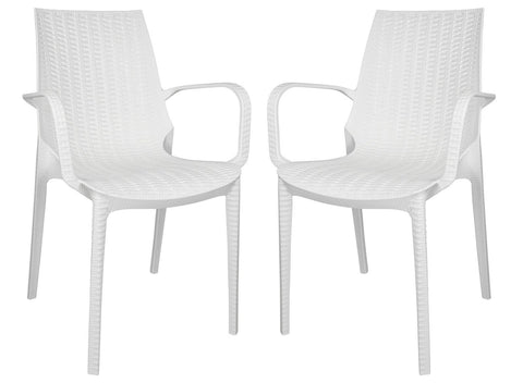 Kent Outdoor Dining Arm Chair Set of 2