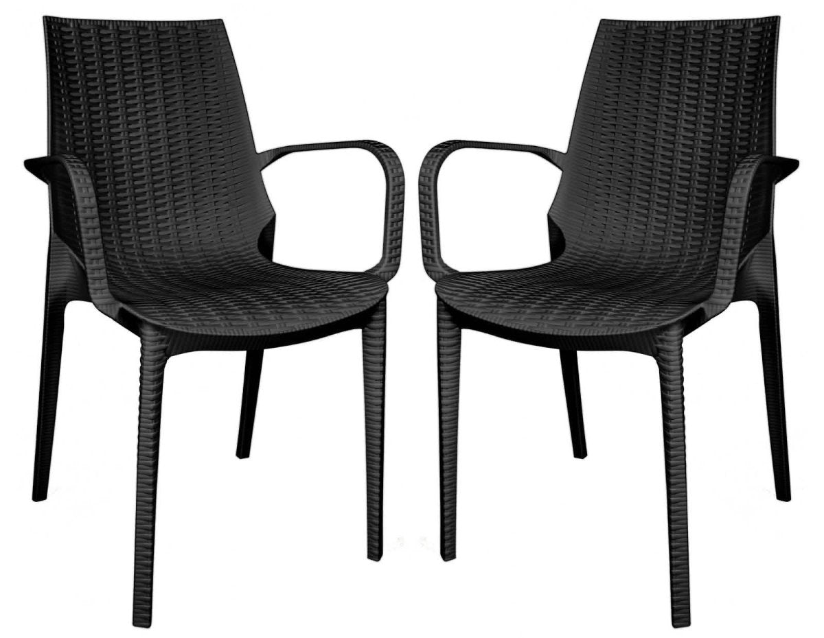 Kent Outdoor Dining Arm Chair Set of 2