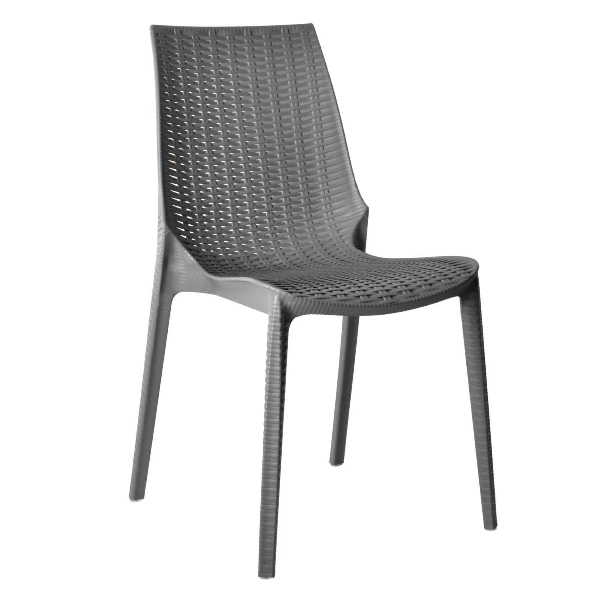 Kent Patio Outdoor Dining Chair Weave Design in Polypropylene