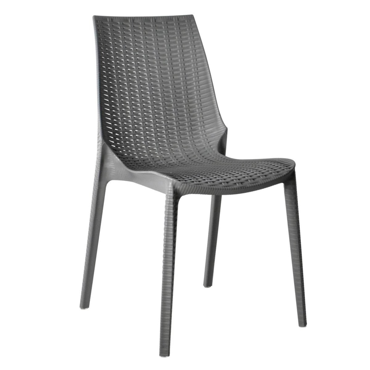 Kent Patio Outdoor Dining Chair Weave Design in Polypropylene