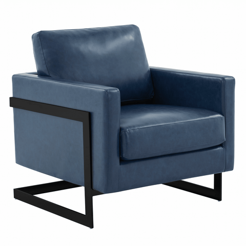 Lincoln Modern Upholstered in Fabric Accent Armchair With Gold/Black/White Metal Frame