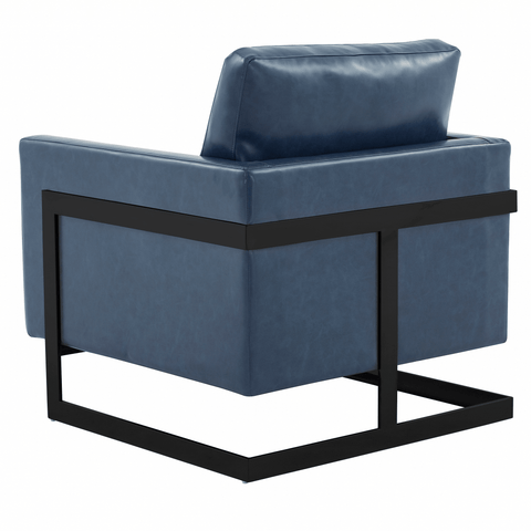 Lincoln Modern Upholstered in Fabric Accent Armchair With Gold/Black/White Metal Frame