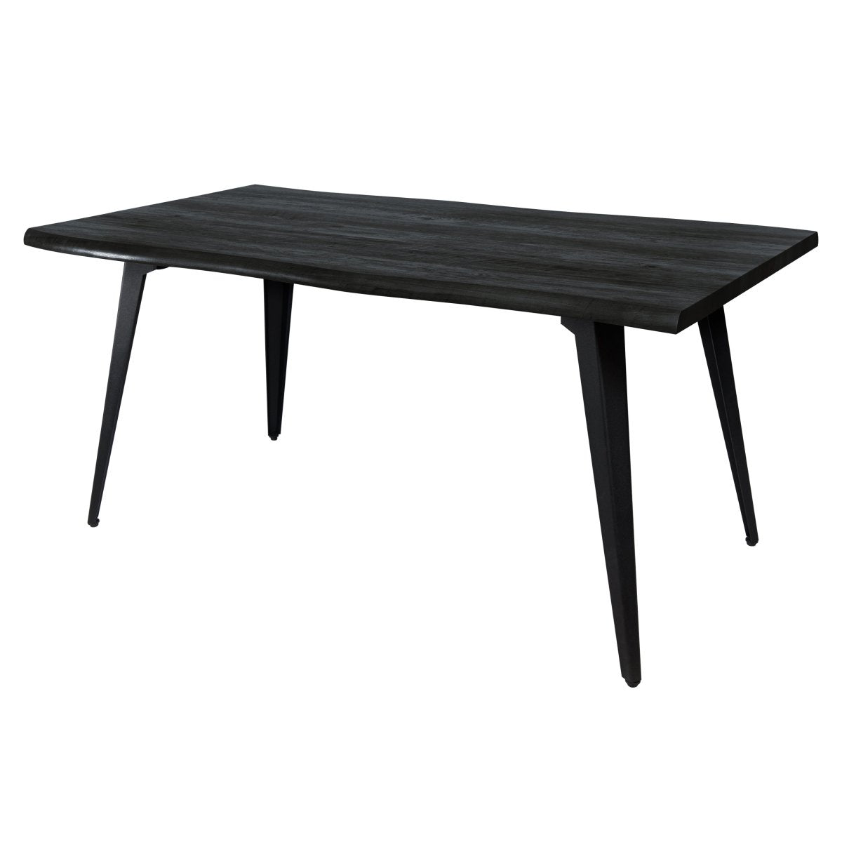 Lawrence 7 - Piece Dining Set: Folding Acrylic Chairs & Rectangular Wood Table