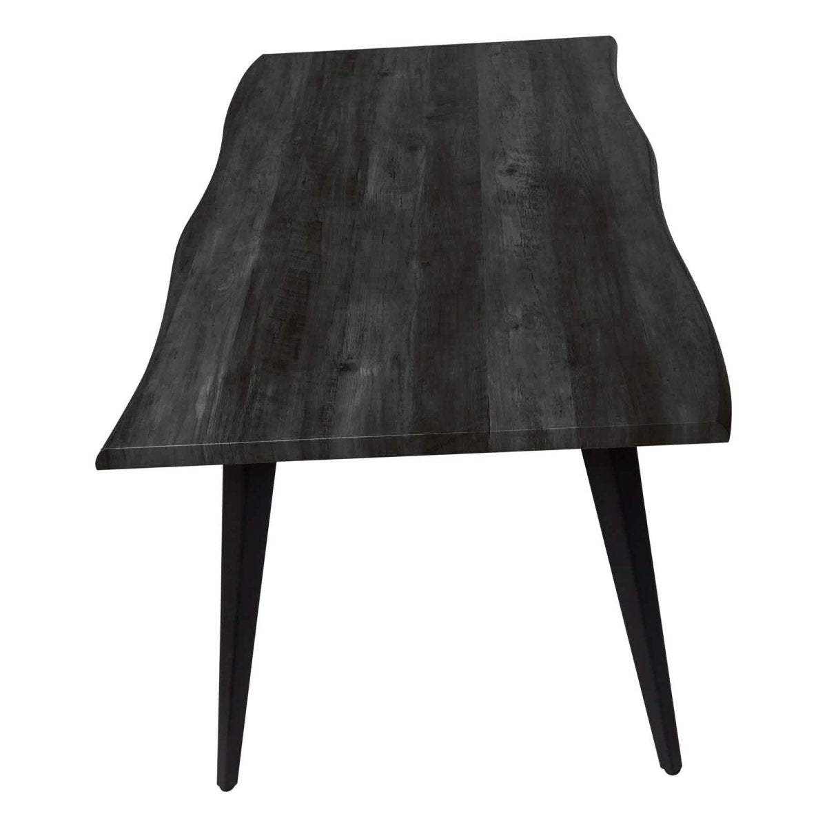 Lawrence 7 - Piece Dining Set: Folding Acrylic Chairs & Rectangular Wood Table
