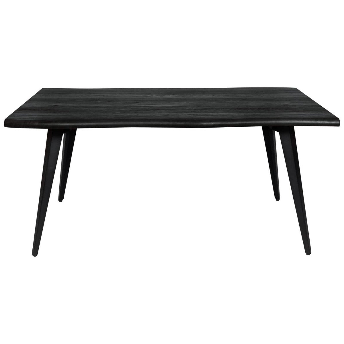 Lawrence 7 - Piece Dining Set: Folding Acrylic Chairs & Rectangular Wood Table