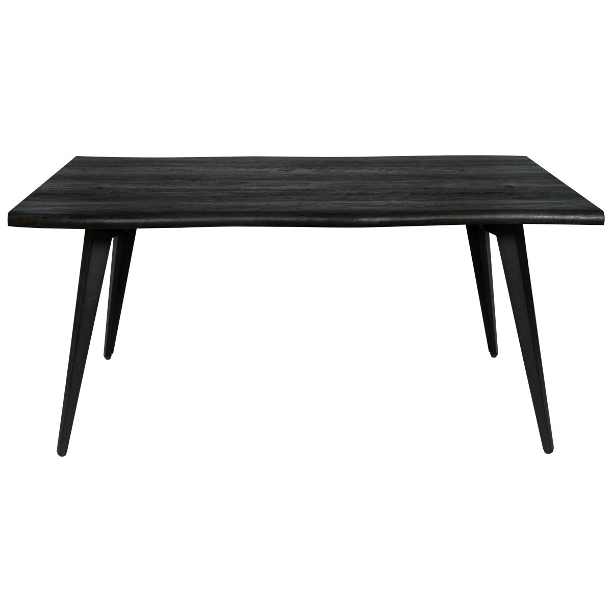 Lawrence 7 - Piece Dining Set: Folding Acrylic Chairs & Rectangular Wood Table