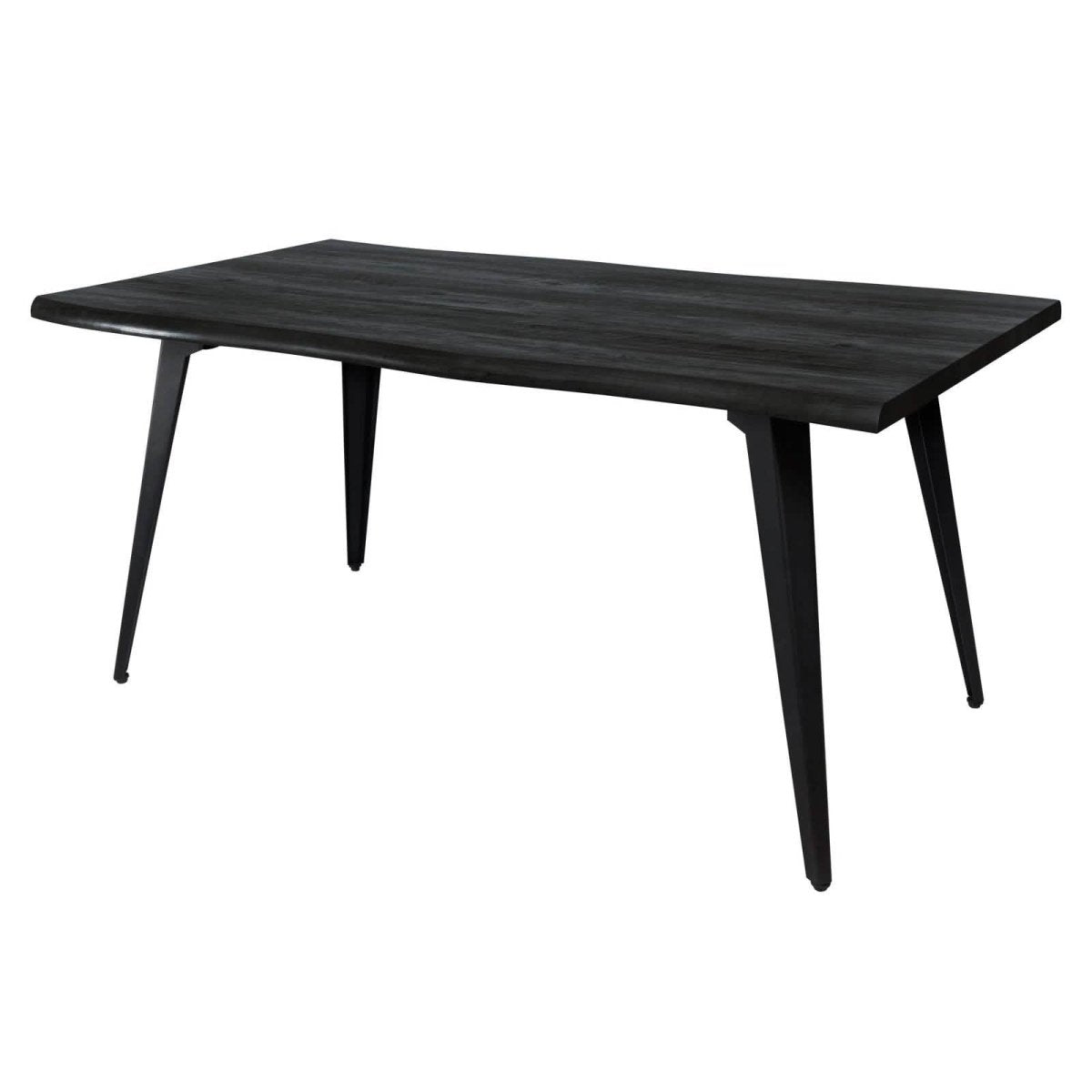 Lawrence 7 - Piece Dining Set: Folding Acrylic Chairs & Rectangular Wood Table