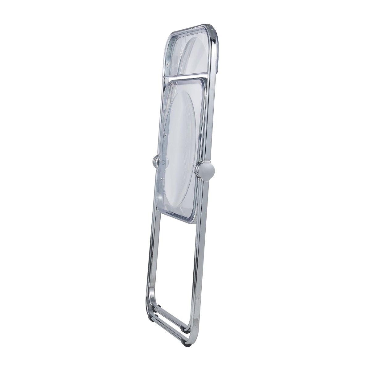Lawrence Acrylic Folding Chair With Metal Frame