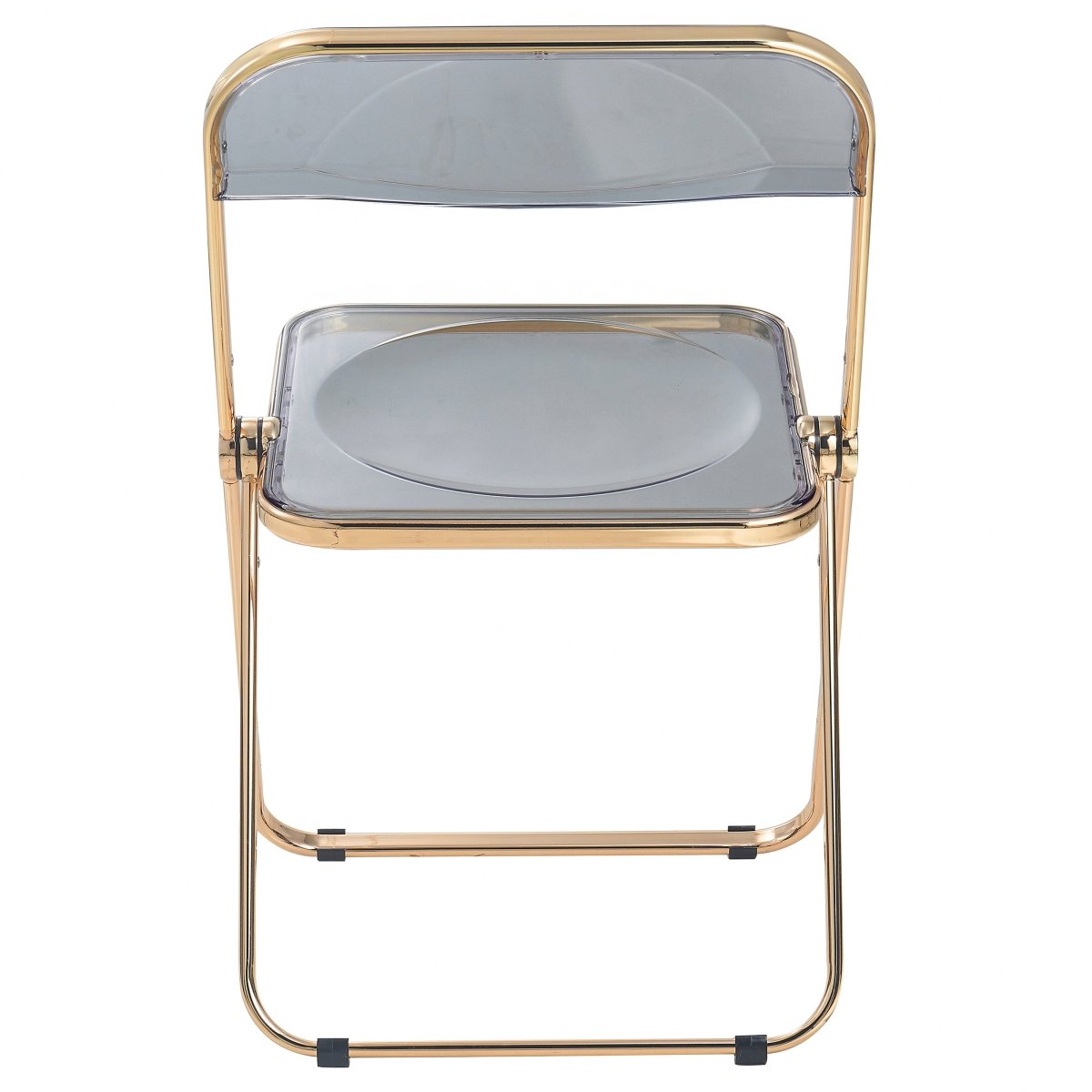 Lawrence Acrylic Folding Chair With Metal Frame