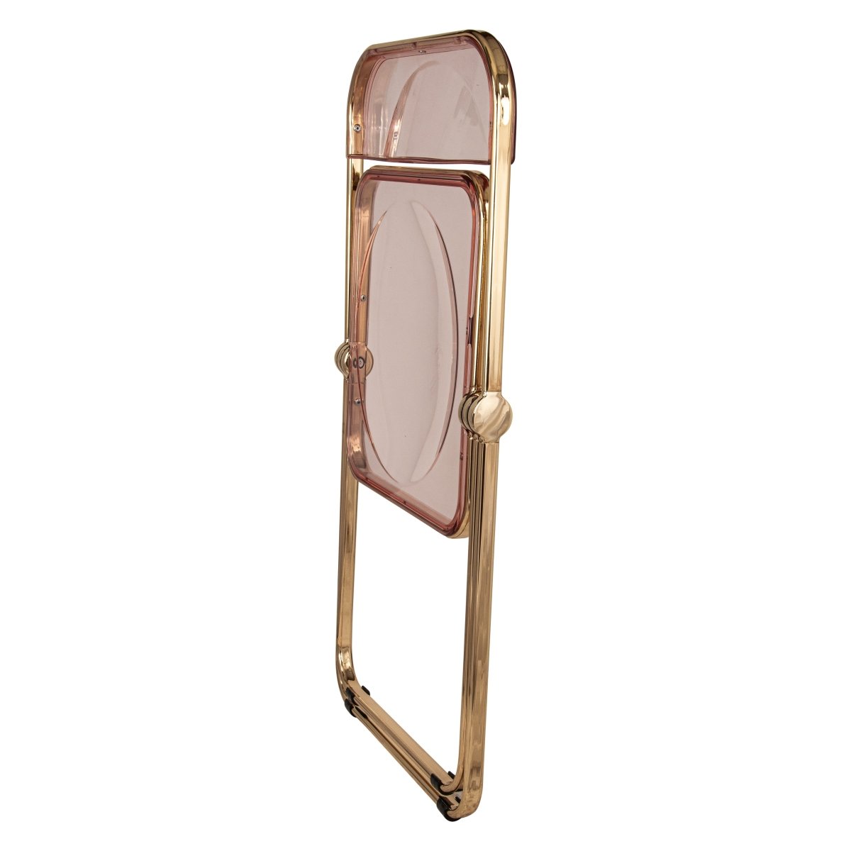 Lawrence Acrylic Folding Chair With Metal Frame