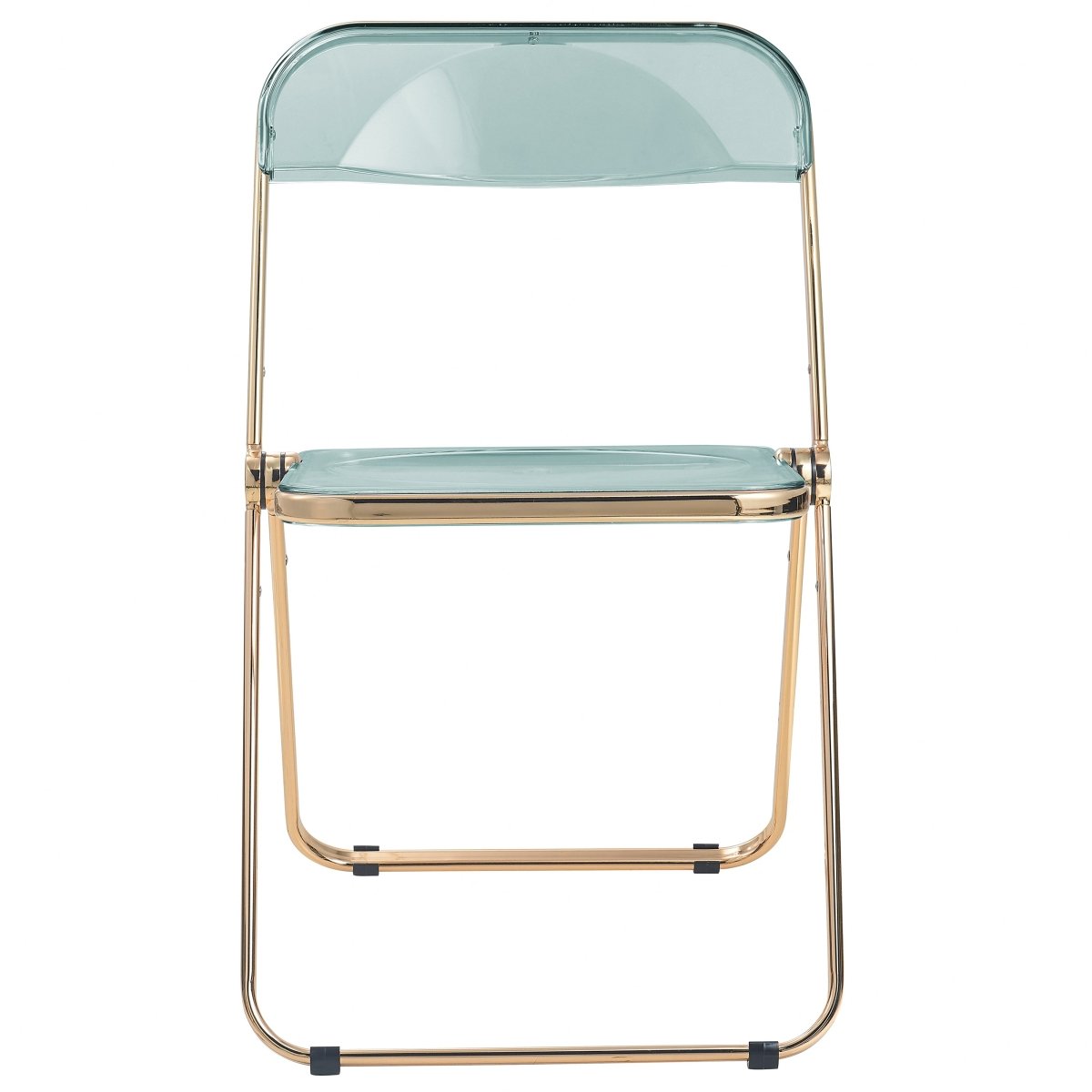 Lawrence Acrylic Folding Chair With Metal Frame