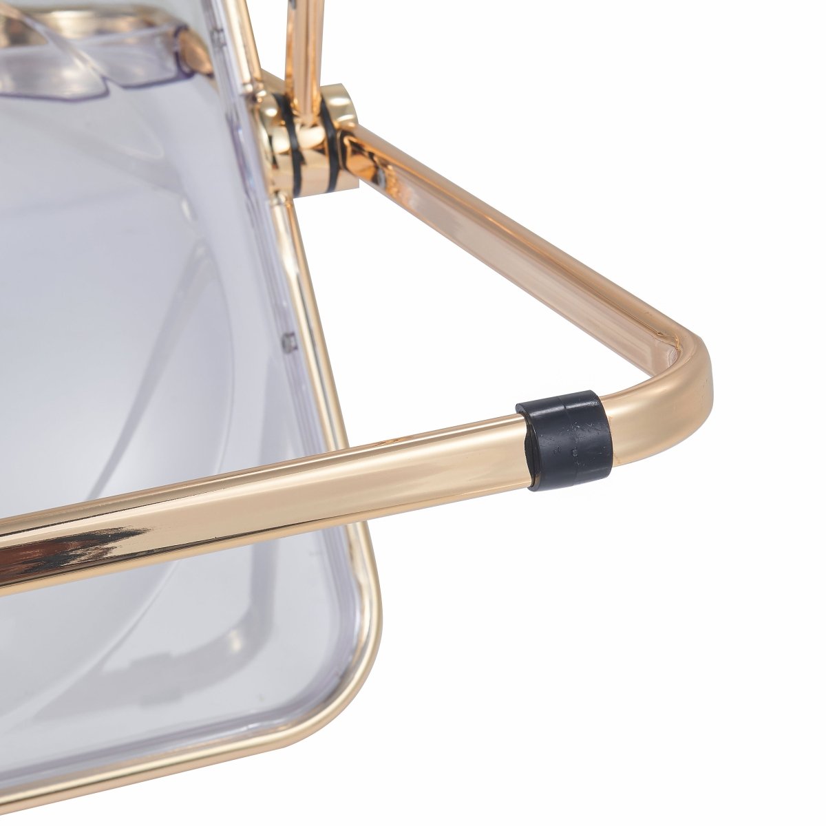 Lawrence Acrylic Folding Chair With Metal Frame
