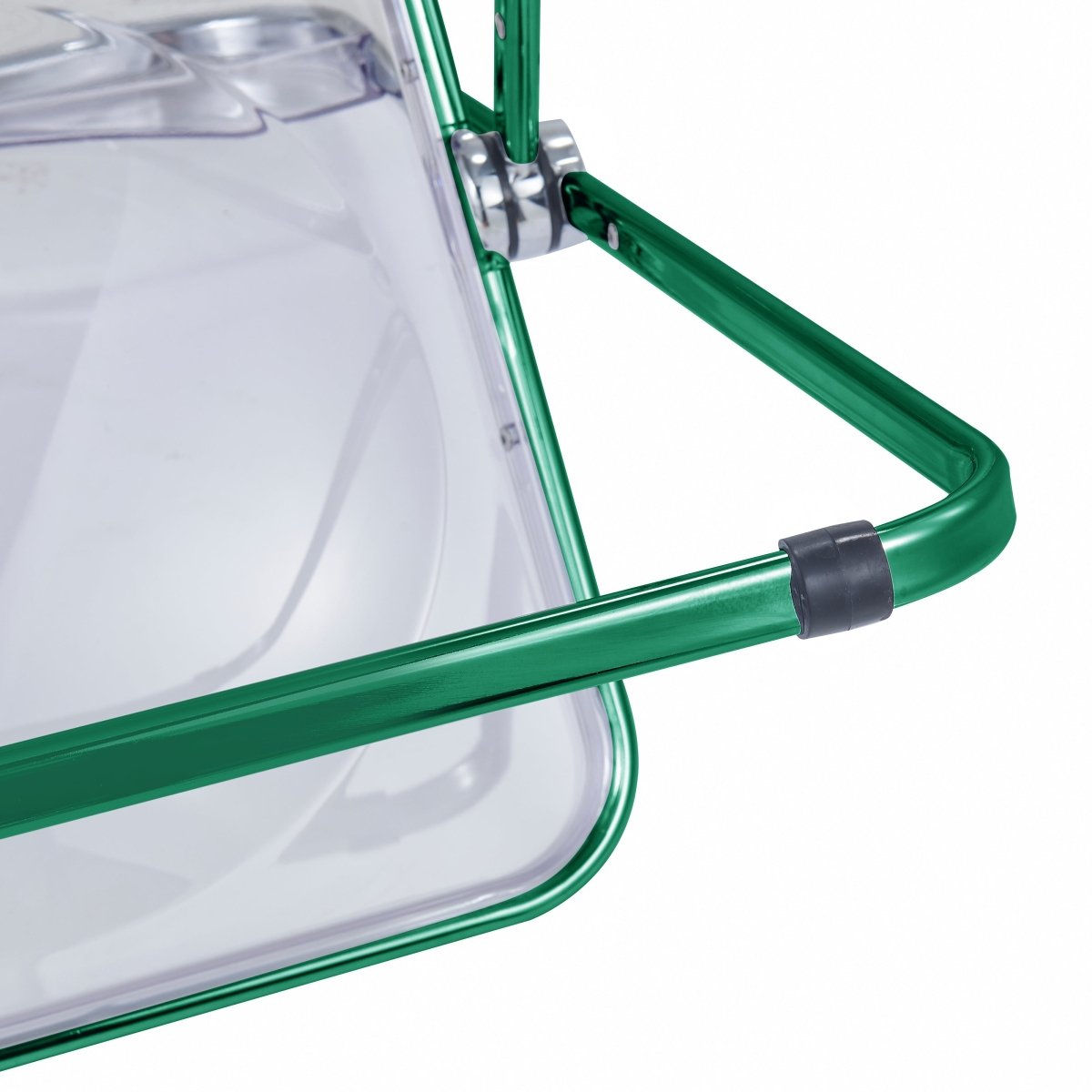 Lawrence Acrylic Folding Chair With Metal Frame