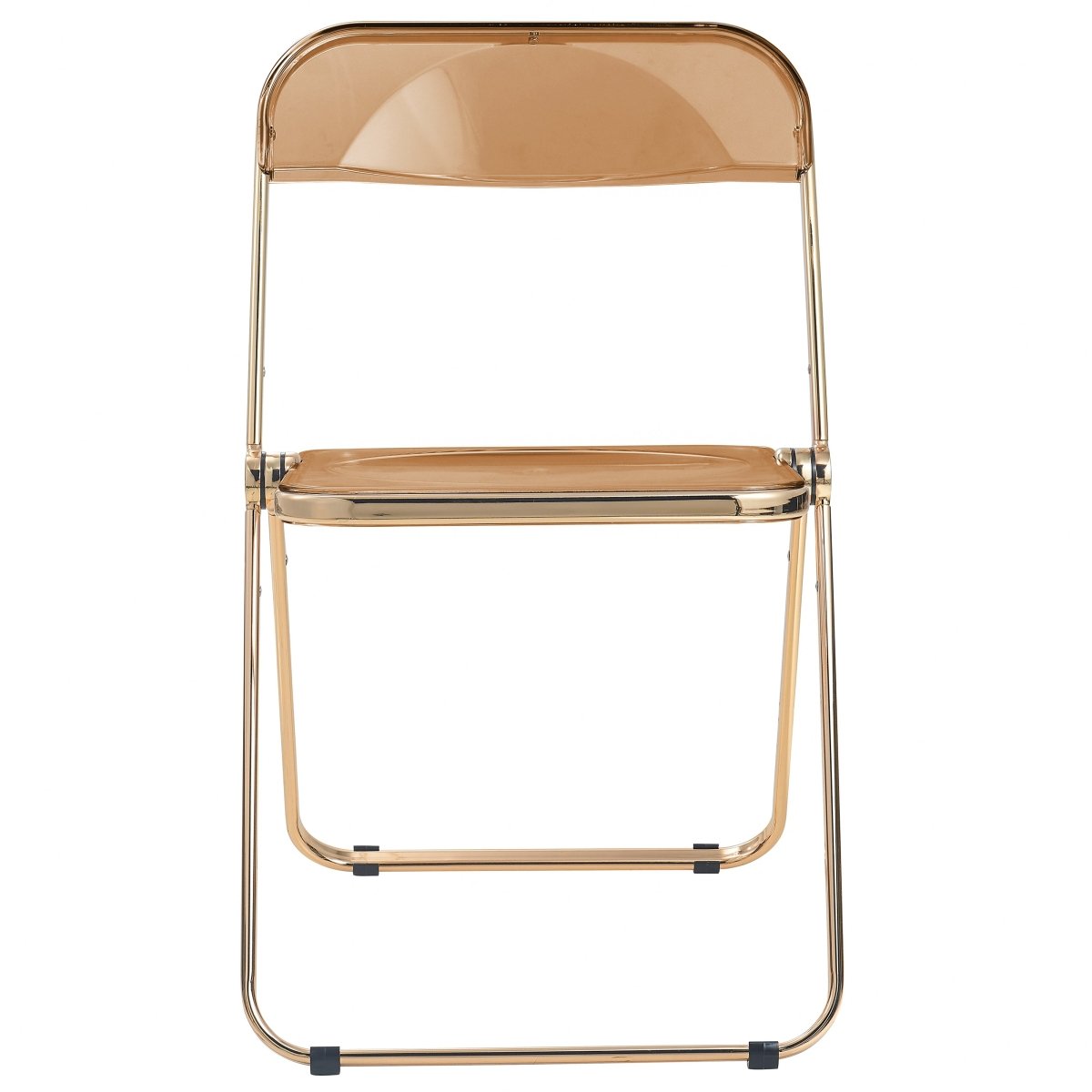 Lawrence Acrylic Folding Chair With Metal Frame