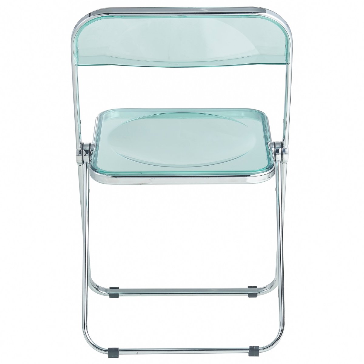 Lawrence Acrylic Folding Chair With Metal Frame