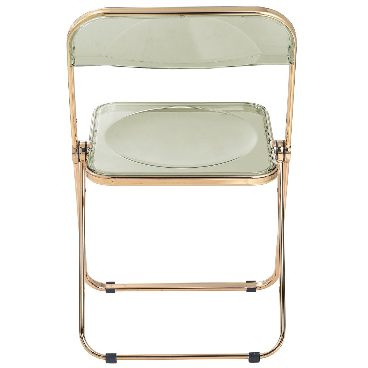 Lawrence Acrylic Folding Chair With Metal Frame
