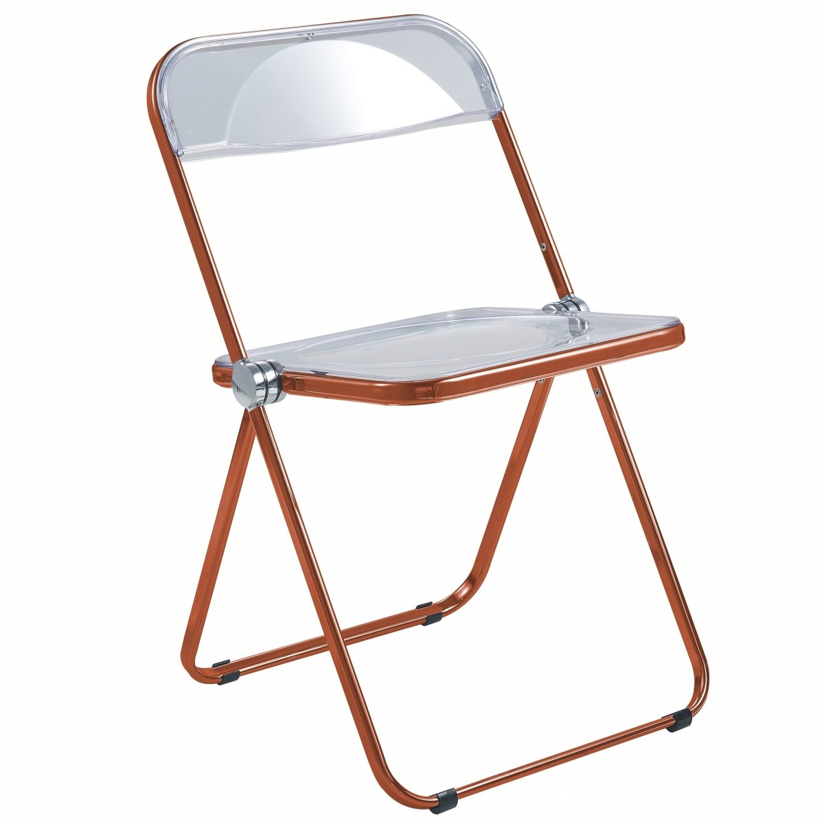 Lawrence Acrylic Folding Chair With Metal Frame