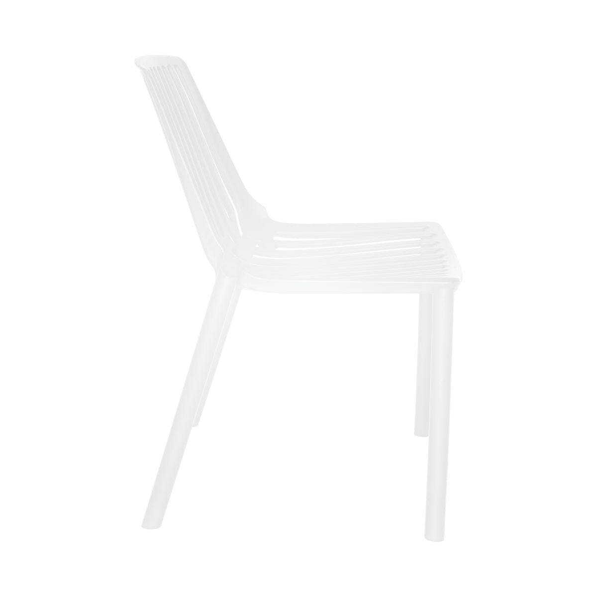LeisureMod Acken Plastic Stackable Dining Chair
