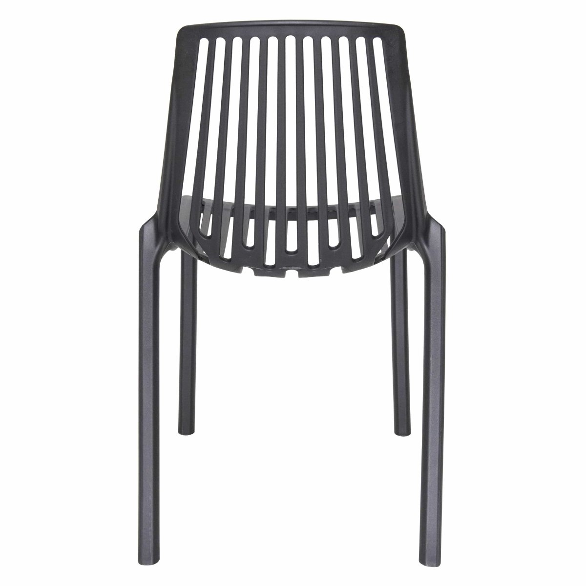 LeisureMod Acken Plastic Stackable Dining Chair