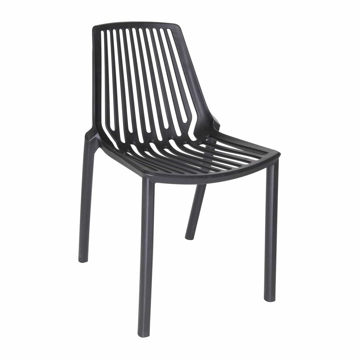 LeisureMod Acken Plastic Stackable Dining Chair