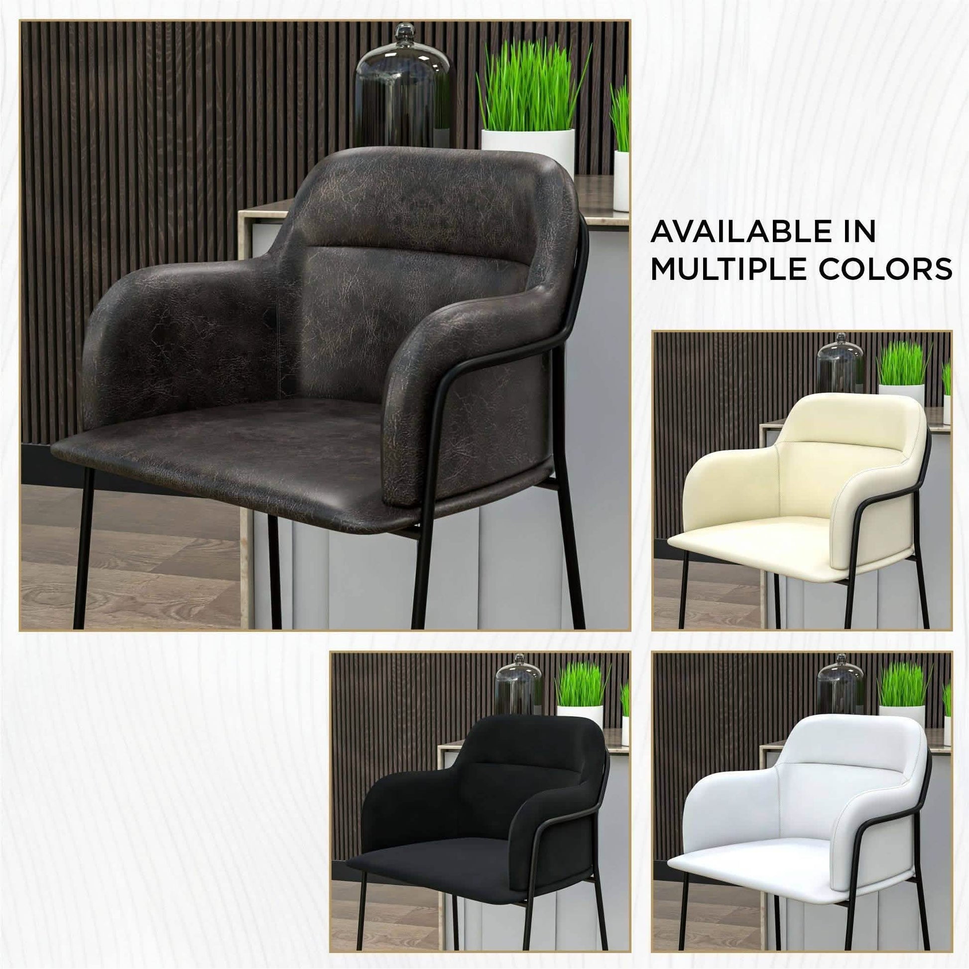 Axis 40" Bar Stool with Ergonomic Design, Powder-Coated Base, and Footrest in Black/Gold Velvet Black Black Bar Stools Leisuremod