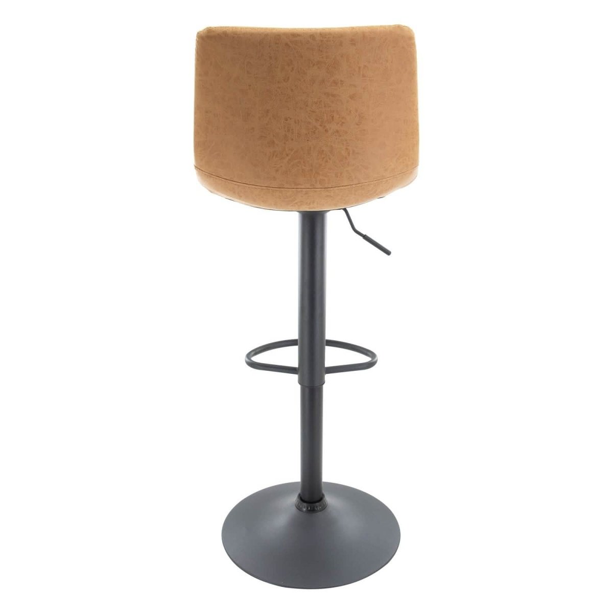 Tilbury Modern Adjustable Bar Stool with Footrest and 360-Degree Swivel Peacock Blue Bar Stools Leisuremod