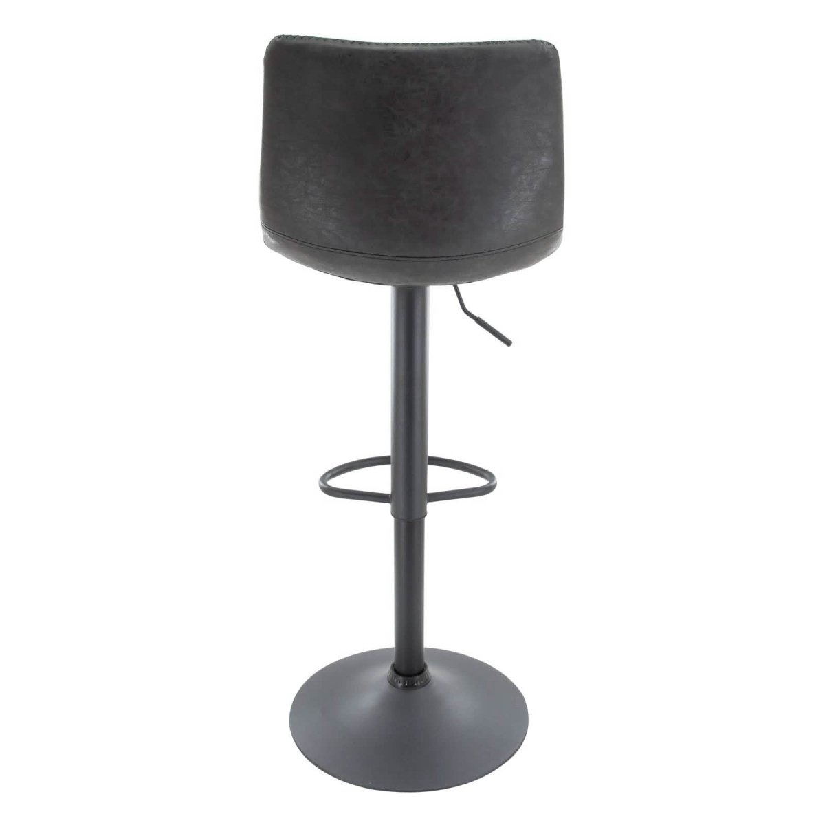 Tilbury Modern Adjustable Bar Stool with Footrest and 360-Degree Swivel Peacock Blue Bar Stools Leisuremod