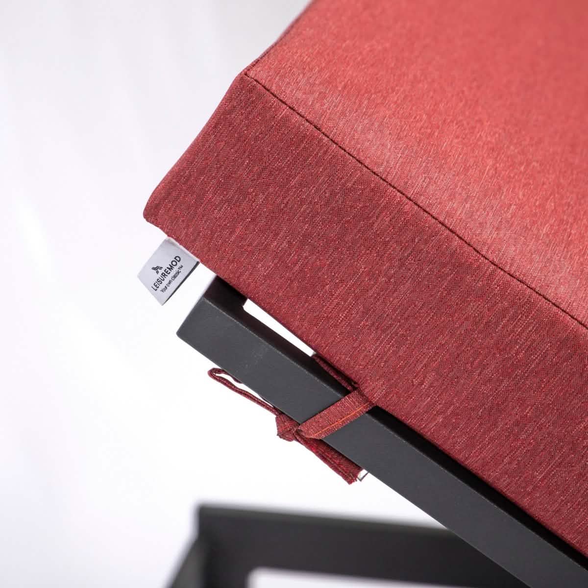 Chelsea Outdoor Chaise Lounge Chair With Side Table and Removable Cushions Chaise Lounge Chair Leisuremod