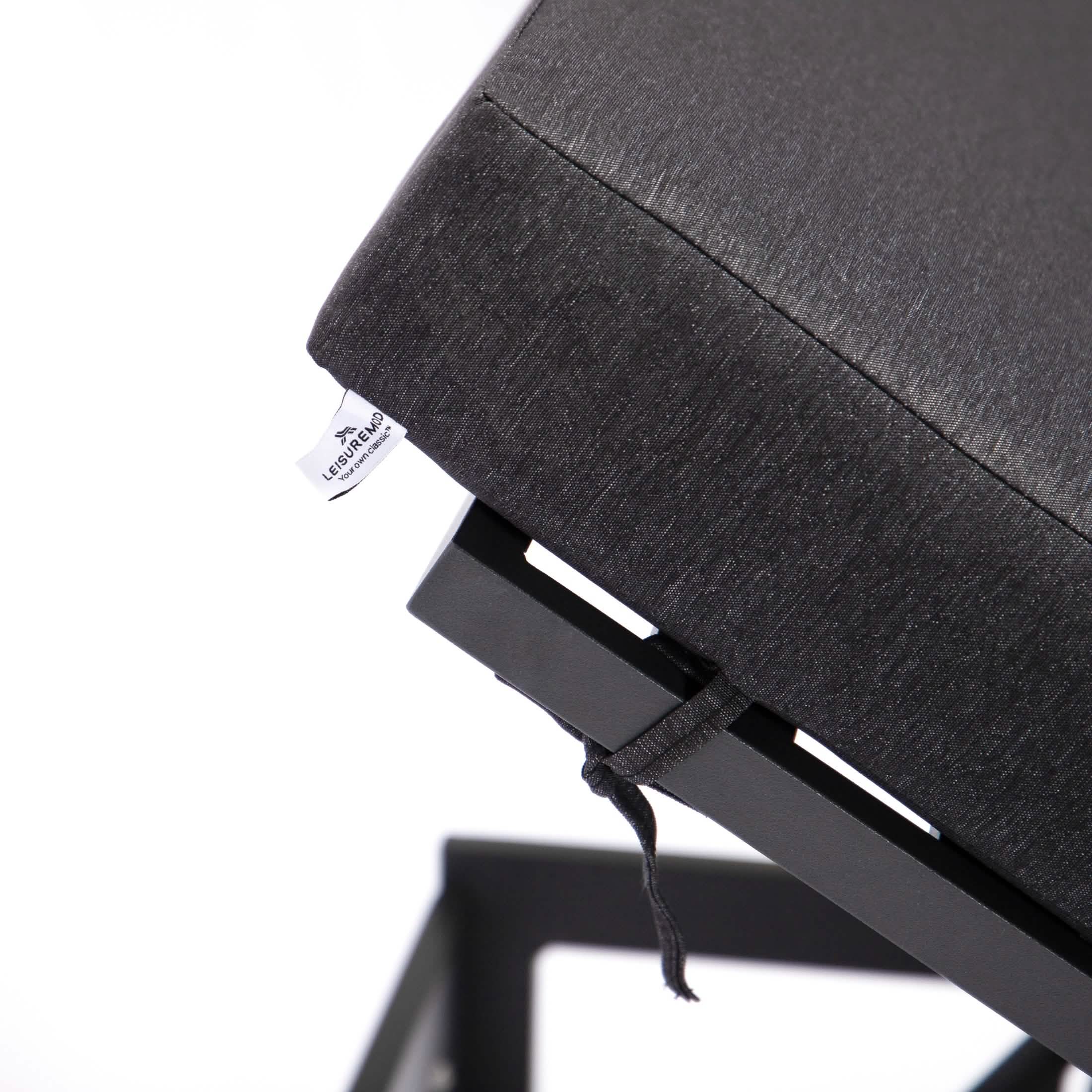 Chelsea Outdoor Chaise Lounge Chair With Side Table and Removable Cushions Chaise Lounge Chair Leisuremod