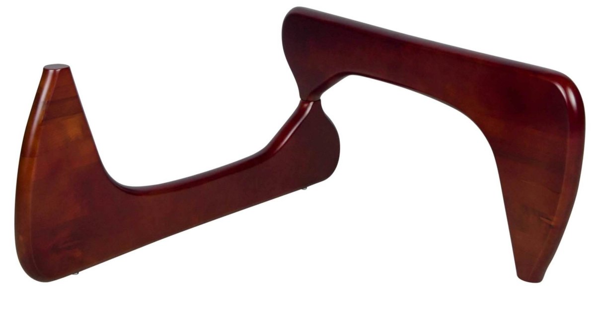 Imperial Triangular Coffee Table with a Glass Tabletop and Wood Base Black Coffee Table Leisuremod