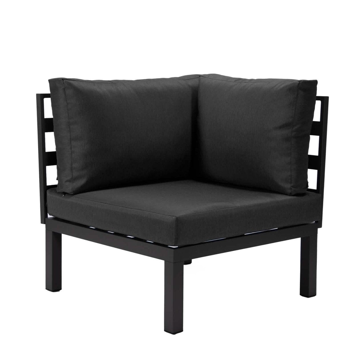 Hamilton 6-Piece Aluminum Patio Conversation Set With Cushions Red Conversation Set Leisuremod