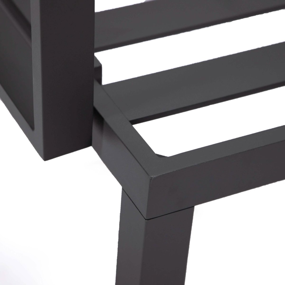 Hamilton 6-Piece Aluminum Patio Conversation Set With Cushions Conversation Set Leisuremod