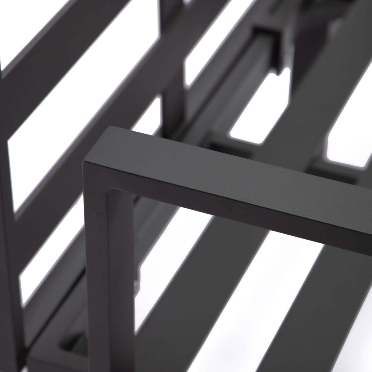 Hamilton 7-Piece Aluminum Patio Conversation Set With Fire Pit Table And Cushions Conversation Set Leisuremod