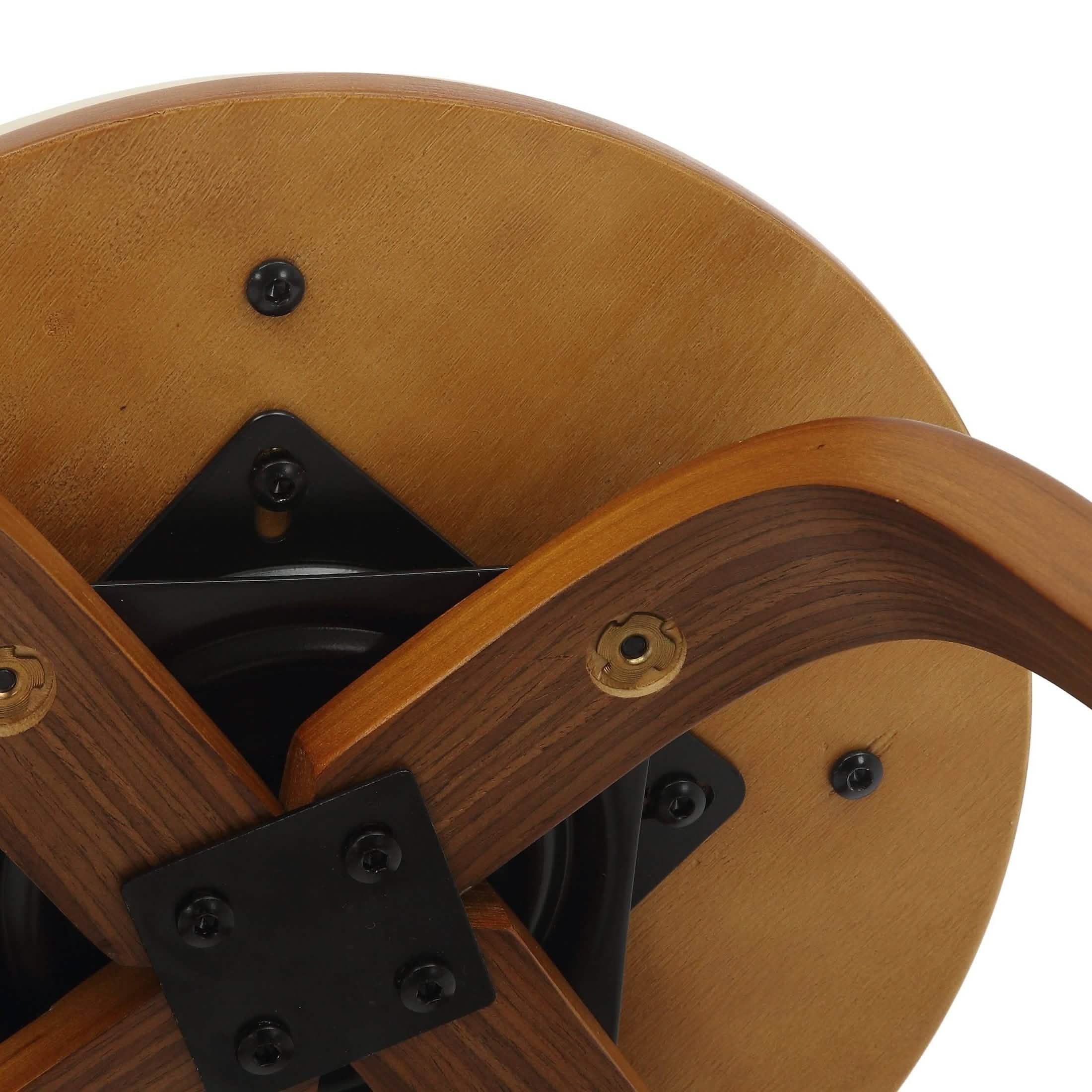 Pelya Modern Swivel Counter Stool Upholstered in Leather With Chrome Iron Footrest Walnut Cream Counter Stool Leisuremod