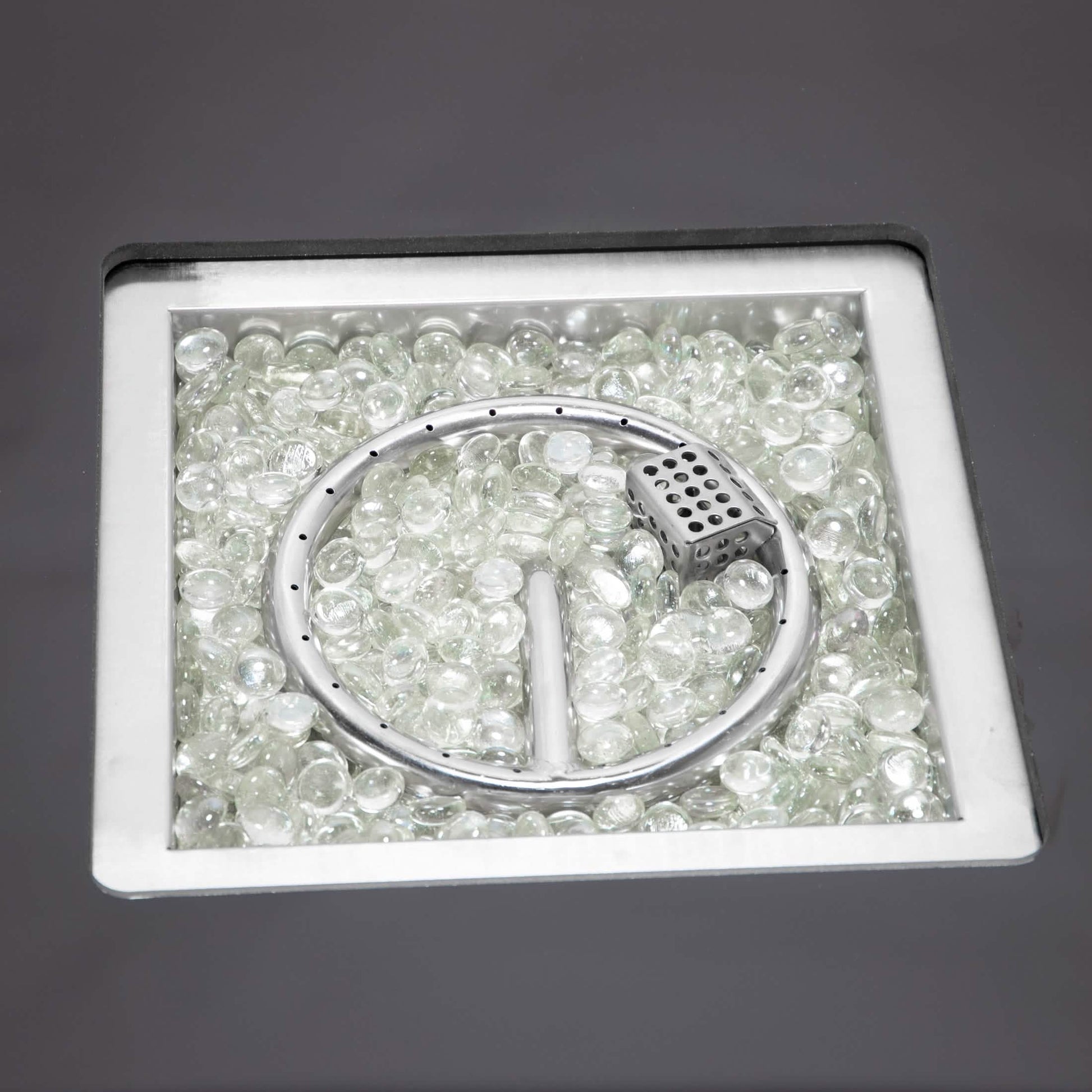 Walbrooke Aluminum Patio Conversation With Fire Pit Table & Tank Holder Coversation Set Leisuremod